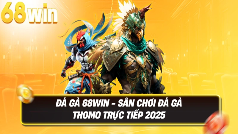Đá Gà 68win – Sân Chơi Cá Cược Đá Gà Trực Tuyến Uy Tín 1 Đá Gà 68WIN - Sân chơi đá gà Thomo trực tiếp 2025